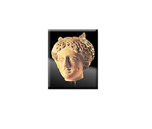 Busto di Persefone da una favissa esterna al Sacello
